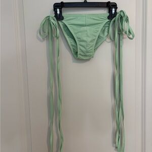 Mint Green Men’s Bikini with Side Ties